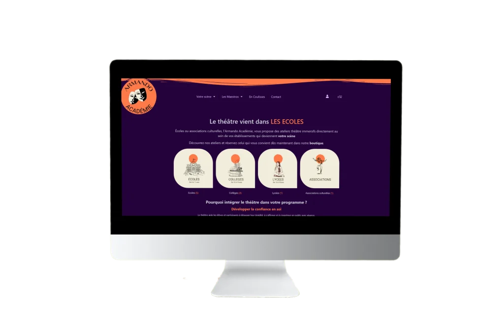 Réalisation Synapsites : site e-commerce
